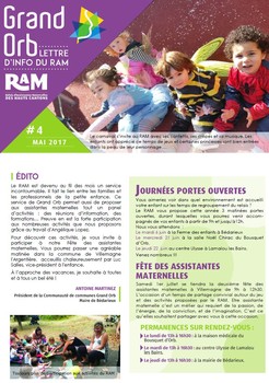 RAM - Lettre d'information - Mai 2017 n°4